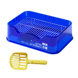 Maxbell Dog Toilet Pets Supplies Dog Potty Pan Training Toilet Bedpan Cat Litter Box Blue