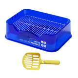 Maxbell Dog Toilet Pets Supplies Dog Potty Pan Training Toilet Bedpan Cat Litter Box Blue