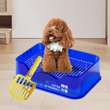 Maxbell Dog Toilet Pets Supplies Dog Potty Pan Training Toilet Bedpan Cat Litter Box Blue