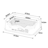 Maxbell Dog Toilet Pets Supplies Dog Potty Pan Training Toilet Bedpan Cat Litter Box Orange