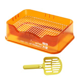 Maxbell Dog Toilet Pets Supplies Dog Potty Pan Training Toilet Bedpan Cat Litter Box Orange
