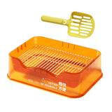 Maxbell Dog Toilet Pets Supplies Dog Potty Pan Training Toilet Bedpan Cat Litter Box Orange