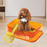 Maxbell Dog Toilet Pets Supplies Dog Potty Pan Training Toilet Bedpan Cat Litter Box Orange