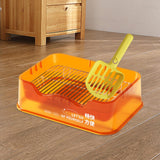 Maxbell Dog Toilet Pets Supplies Dog Potty Pan Training Toilet Bedpan Cat Litter Box Orange
