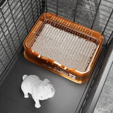 Maxbell Dog Toilet Pets Supplies Dog Potty Pan Training Toilet Bedpan Cat Litter Box Orange