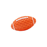 Maxbell Dog Toy Balls Rugby Sounds Interactive Ball for Puppies Entertainment Indoor Orange Small