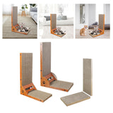 Maxbell Cat Scratcher with Ball Toy Vertical Cat Scratch Pad Furniture Protection Right Angle