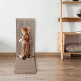 Maxbell Cat Scratcher with Ball Toy Vertical Cat Scratch Pad Furniture Protection Right Angle