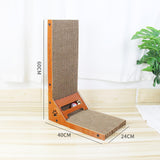 Maxbell Cat Scratcher with Ball Toy Vertical Cat Scratch Pad Furniture Protection Right Angle