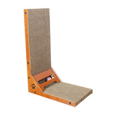 Maxbell Cat Scratcher with Ball Toy Vertical Cat Scratch Pad Furniture Protection Right Angle