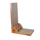 Maxbell Cat Scratcher with Ball Toy Vertical Cat Scratch Pad Furniture Protection Curved