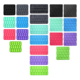 Maxbell Dog Lick Pad Wet Food Lick Pad Puppy Playing Interactive Toy Dog Licking Mat S Size Black
