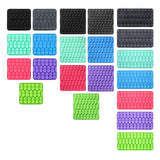 Maxbell Dog Lick Pad Wet Food Lick Pad Puppy Playing Interactive Toy Dog Licking Mat S Size Black