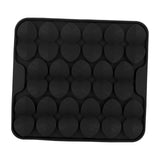 Maxbell Dog Lick Pad Wet Food Lick Pad Puppy Playing Interactive Toy Dog Licking Mat S Size Black