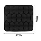 Maxbell Dog Lick Pad Wet Food Lick Pad Puppy Playing Interactive Toy Dog Licking Mat S Size Black