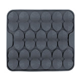 Maxbell Dog Lick Pad Wet Food Lick Pad Puppy Playing Interactive Toy Dog Licking Mat S Size Gray