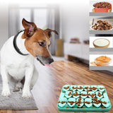 Maxbell Dog Lick Pad Wet Food Lick Pad Puppy Playing Interactive Toy Dog Licking Mat S Size Light Green