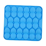 Maxbell Dog Lick Pad Wet Food Lick Pad Puppy Playing Interactive Toy Dog Licking Mat S Size Blue