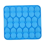Maxbell Dog Lick Pad Wet Food Lick Pad Puppy Playing Interactive Toy Dog Licking Mat S Size Blue