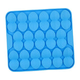 Maxbell Dog Lick Pad Wet Food Lick Pad Puppy Playing Interactive Toy Dog Licking Mat S Size Blue