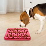 Maxbell Dog Lick Pad Wet Food Lick Pad Puppy Playing Interactive Toy Dog Licking Mat S Size Pink