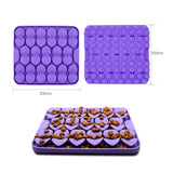 Maxbell Dog Lick Pad Wet Food Lick Pad Puppy Playing Interactive Toy Dog Licking Mat S Size Purple