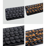 Maxbell Dog Lick Pad Wet Food Lick Pad Puppy Playing Interactive Toy Dog Licking Mat M Size Black