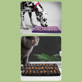 Maxbell Dog Lick Pad Wet Food Lick Pad Puppy Playing Interactive Toy Dog Licking Mat M Size Gray