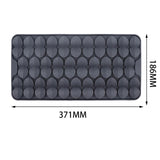 Maxbell Dog Lick Pad Wet Food Lick Pad Puppy Playing Interactive Toy Dog Licking Mat M Size Gray