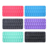 Maxbell Dog Lick Pad Wet Food Lick Pad Puppy Playing Interactive Toy Dog Licking Mat M Size Light Green