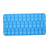 Maxbell Dog Lick Pad Wet Food Lick Pad Puppy Playing Interactive Toy Dog Licking Mat M Size Blue