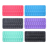 Maxbell Dog Lick Pad Wet Food Lick Pad Puppy Playing Interactive Toy Dog Licking Mat M Size Purple