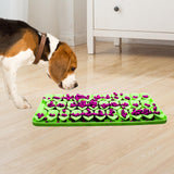 Maxbell Dog Lick Pad Wet Food Lick Pad Puppy Playing Interactive Toy Dog Licking Mat M Size Green