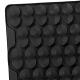 Maxbell Dog Lick Pad Wet Food Lick Pad Puppy Playing Interactive Toy Dog Licking Mat L Size Black