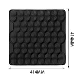 Maxbell Dog Lick Pad Wet Food Lick Pad Puppy Playing Interactive Toy Dog Licking Mat L Size Black