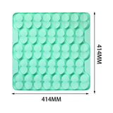 Maxbell Dog Lick Pad Wet Food Lick Pad Puppy Playing Interactive Toy Dog Licking Mat L Size Light Green