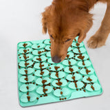 Maxbell Dog Lick Pad Wet Food Lick Pad Puppy Playing Interactive Toy Dog Licking Mat L Size Light Green