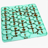 Maxbell Dog Lick Pad Wet Food Lick Pad Puppy Playing Interactive Toy Dog Licking Mat L Size Light Green