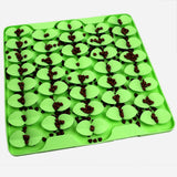 Maxbell Dog Lick Pad Wet Food Lick Pad Puppy Playing Interactive Toy Dog Licking Mat L Size Green