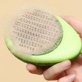 Maxbell Dog Grooming Brush Hair Removal Cats Accessories Portable Pet Grooming Brush Green