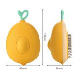 Maxbell Dog Grooming Brush Hair Removal Cats Accessories Portable Pet Grooming Brush Yellow