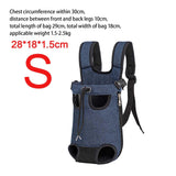 Maxbell Pet Dog Carrier Front Chest Backpack Legs Out Carrier for Travel Camping S