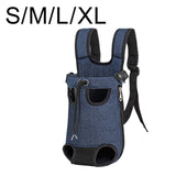 Maxbell Pet Dog Carrier Front Chest Backpack Legs Out Carrier for Travel Camping S