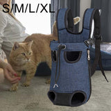 Maxbell Pet Dog Carrier Front Chest Backpack Legs Out Carrier for Travel Camping S