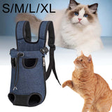 Maxbell Pet Dog Carrier Front Chest Backpack Legs Out Carrier for Travel Camping S