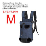 Maxbell Pet Dog Carrier Front Chest Backpack Legs Out Carrier for Travel Camping M