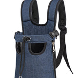 Maxbell Pet Dog Carrier Front Chest Backpack Legs Out Carrier for Travel Camping L