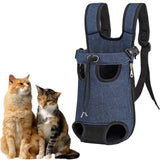 Maxbell Pet Dog Carrier Front Chest Backpack Legs Out Carrier for Travel Camping L