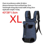 Maxbell Pet Dog Carrier Front Chest Backpack Legs Out Carrier for Travel Camping XL