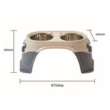 Maxbell Elevated Dog Bowls Raised Pet Bowl Stand Pet Feeder Non Slip Dog Dish Feeder